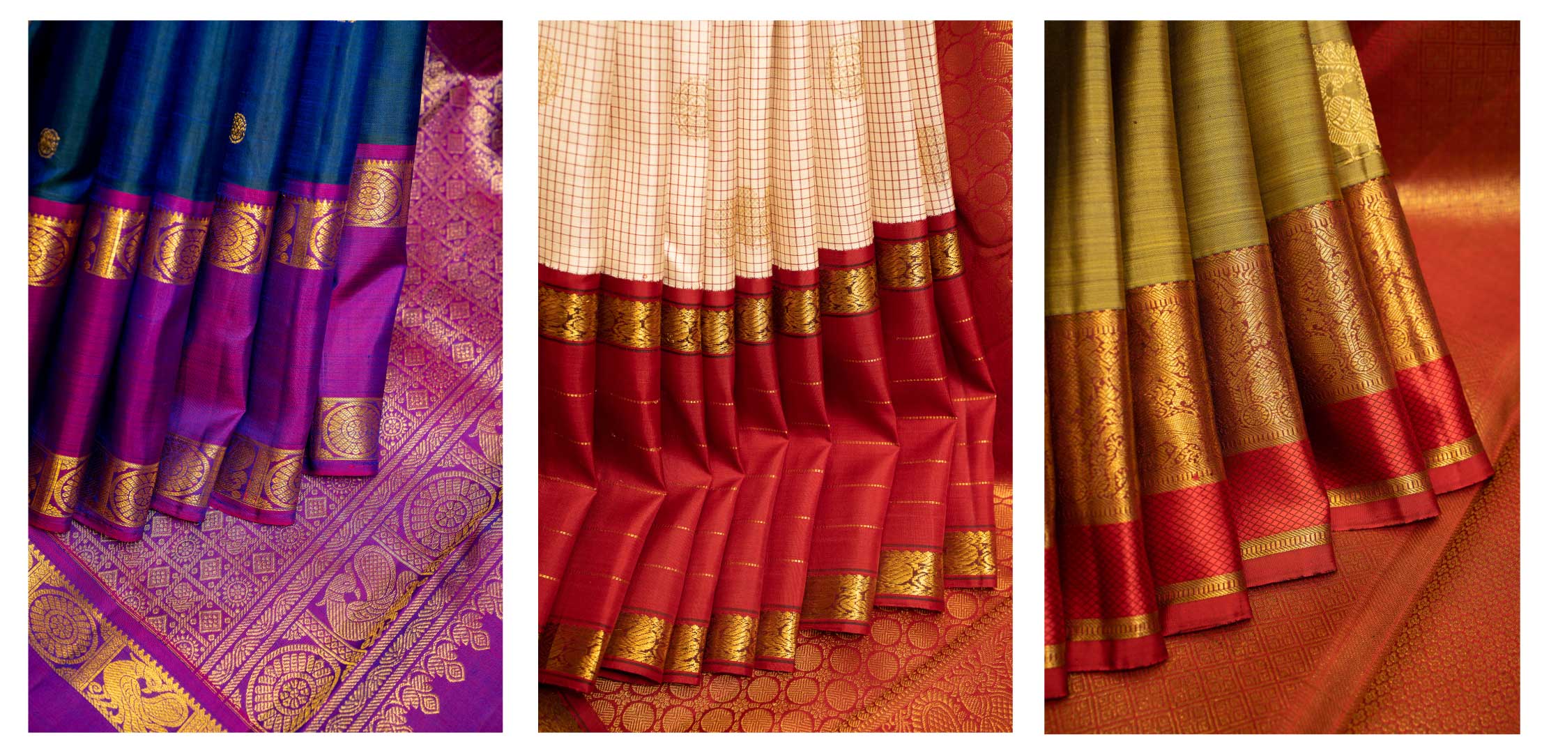 Buy Pure Kanchipuram Silk Sarees Online - The Chennai Silks