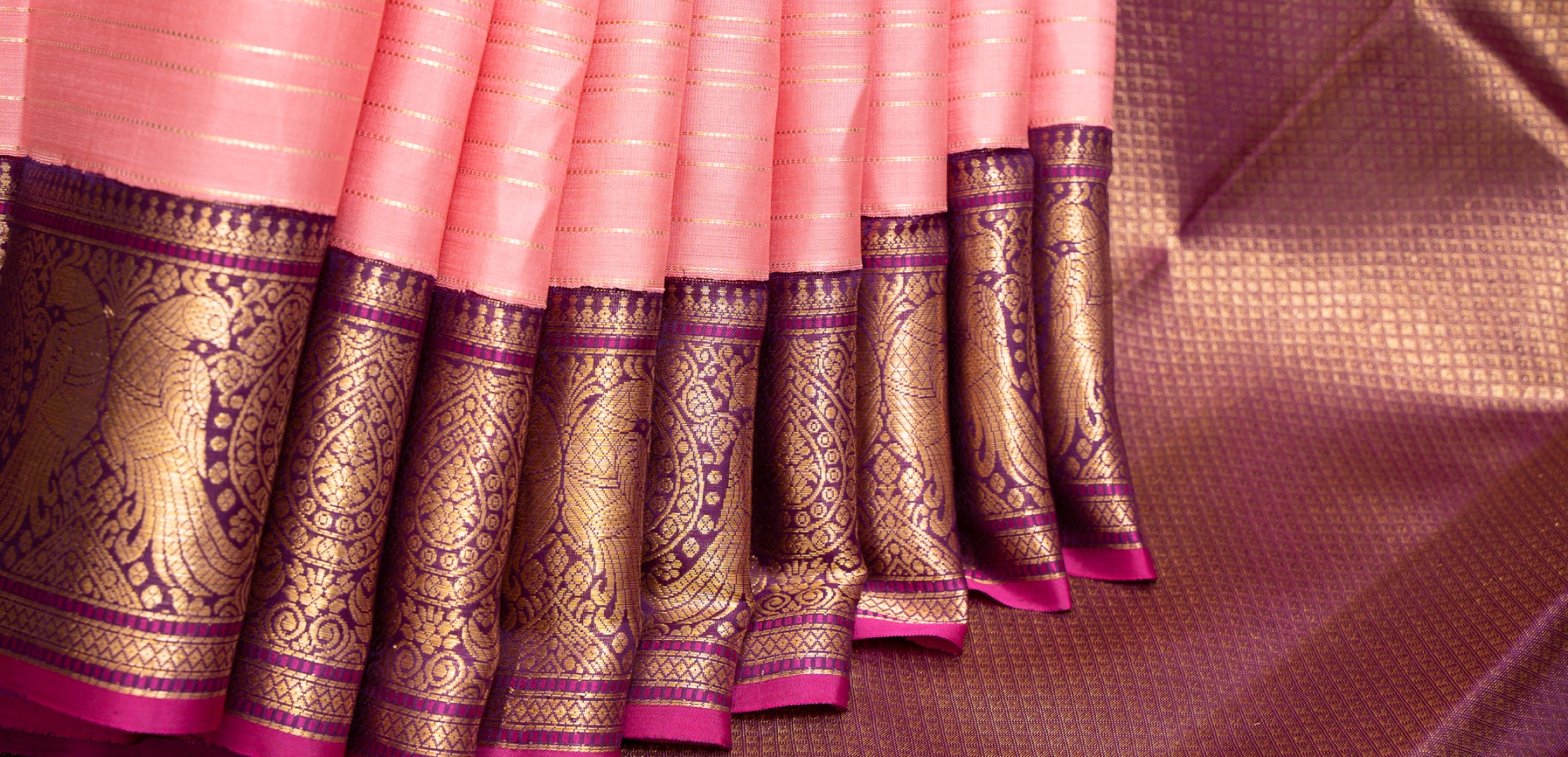 How to drape Kanchipuram Silk Saree