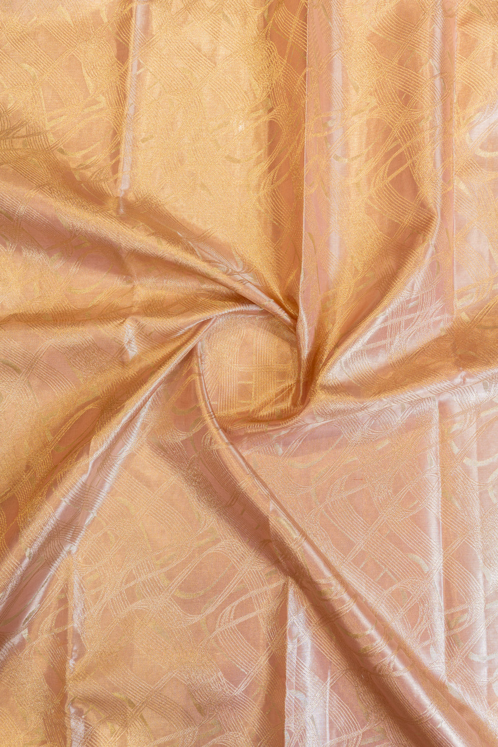 Lilac purple tissue brocade pure Kanchipuram silk saree