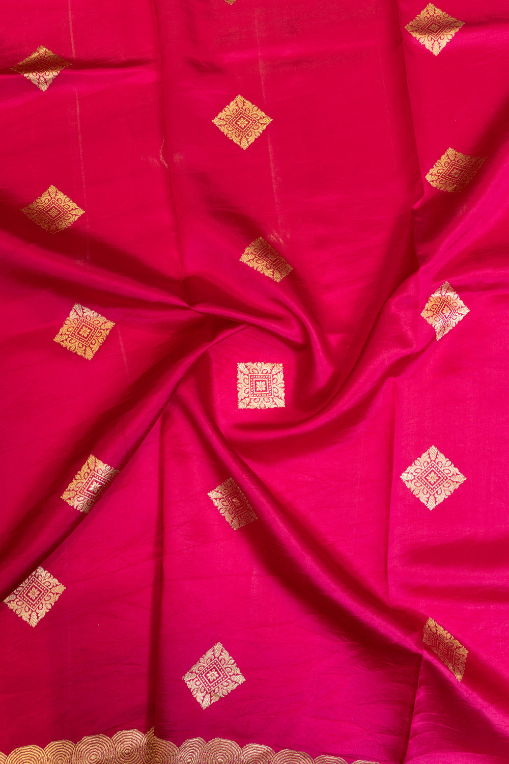 Magenta Mashru pure Banaras designer silk saree