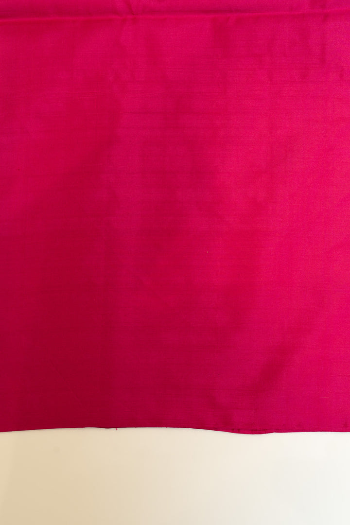 Beige and magenta pure soft silk saree