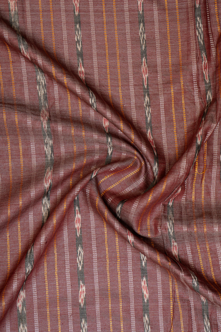 Beige Elephant Vidarbha Pure Tussar Sari - Clio Silks