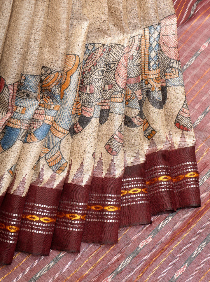 Vidarbha Pure Tussar Sari