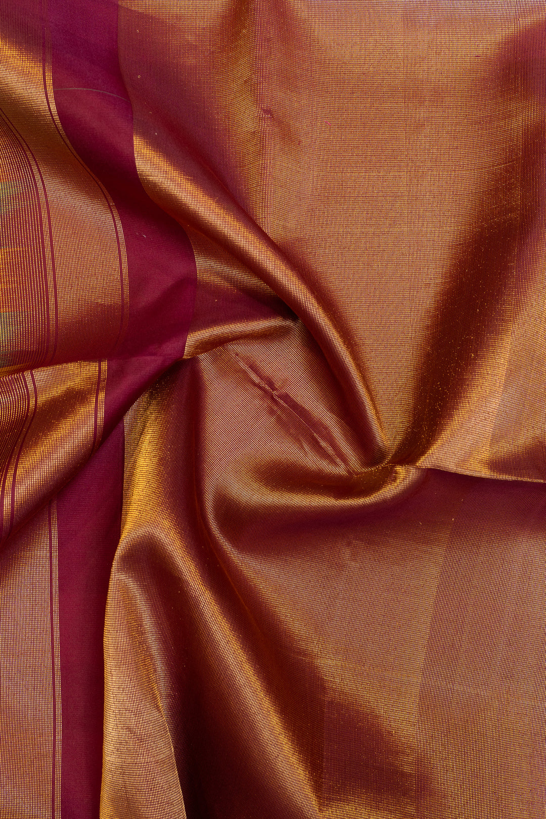 Close-up of brown and red fabric with a checkered pattern