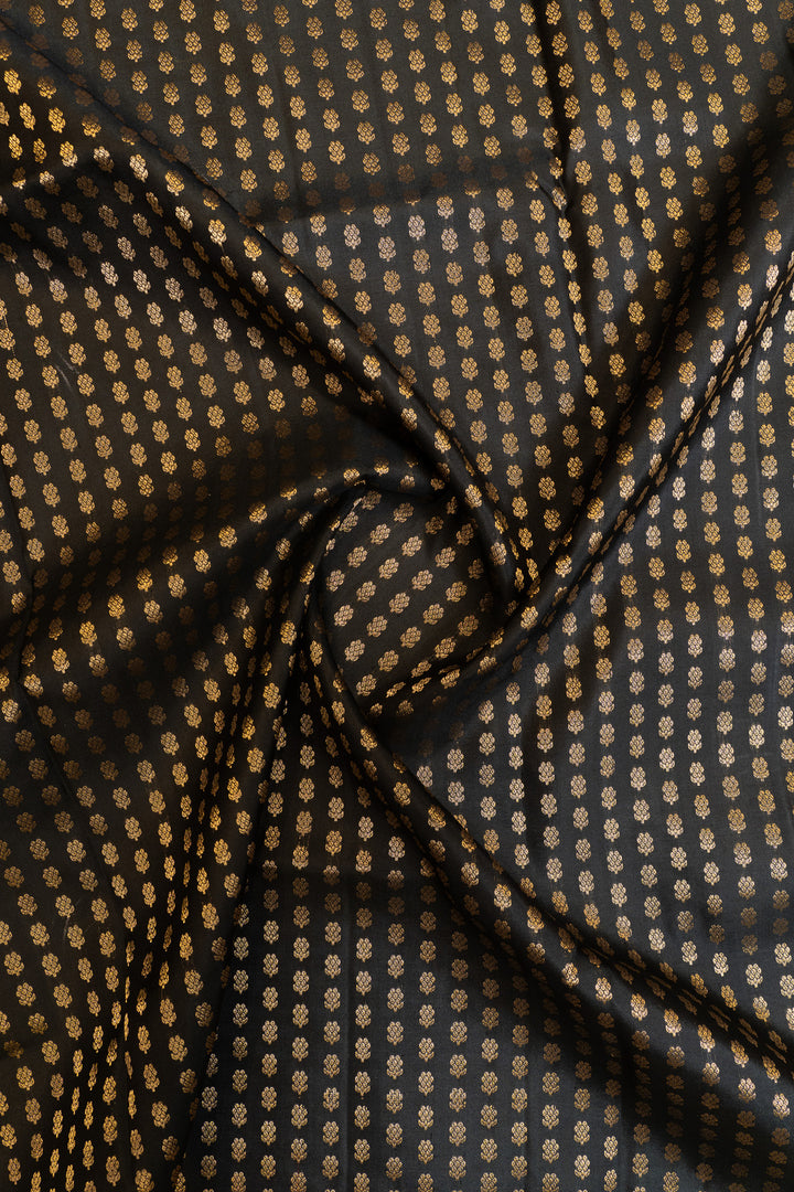 Black and red lakshadeepam pure soft silk saree