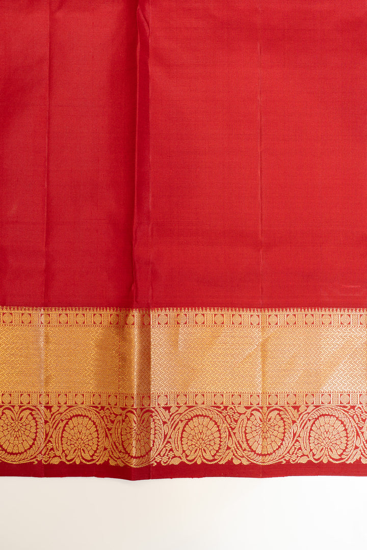 Black and red lakshadeepam pure soft silk saree