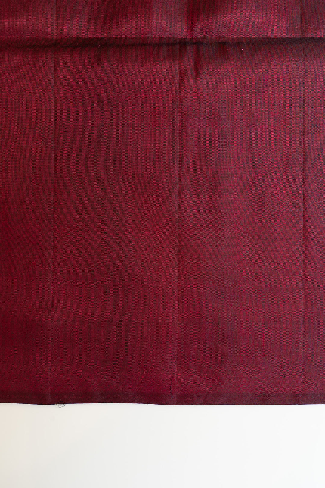 Maroon thread work pure soft silk saree