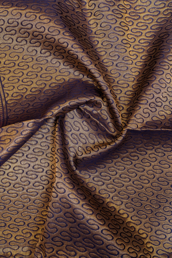 Magenta and purple minakari pure soft silk saree