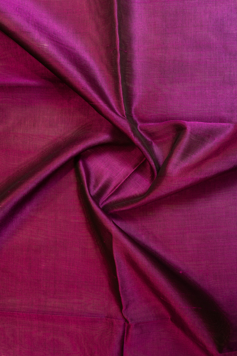 Magenta purple pure silk cotton saree