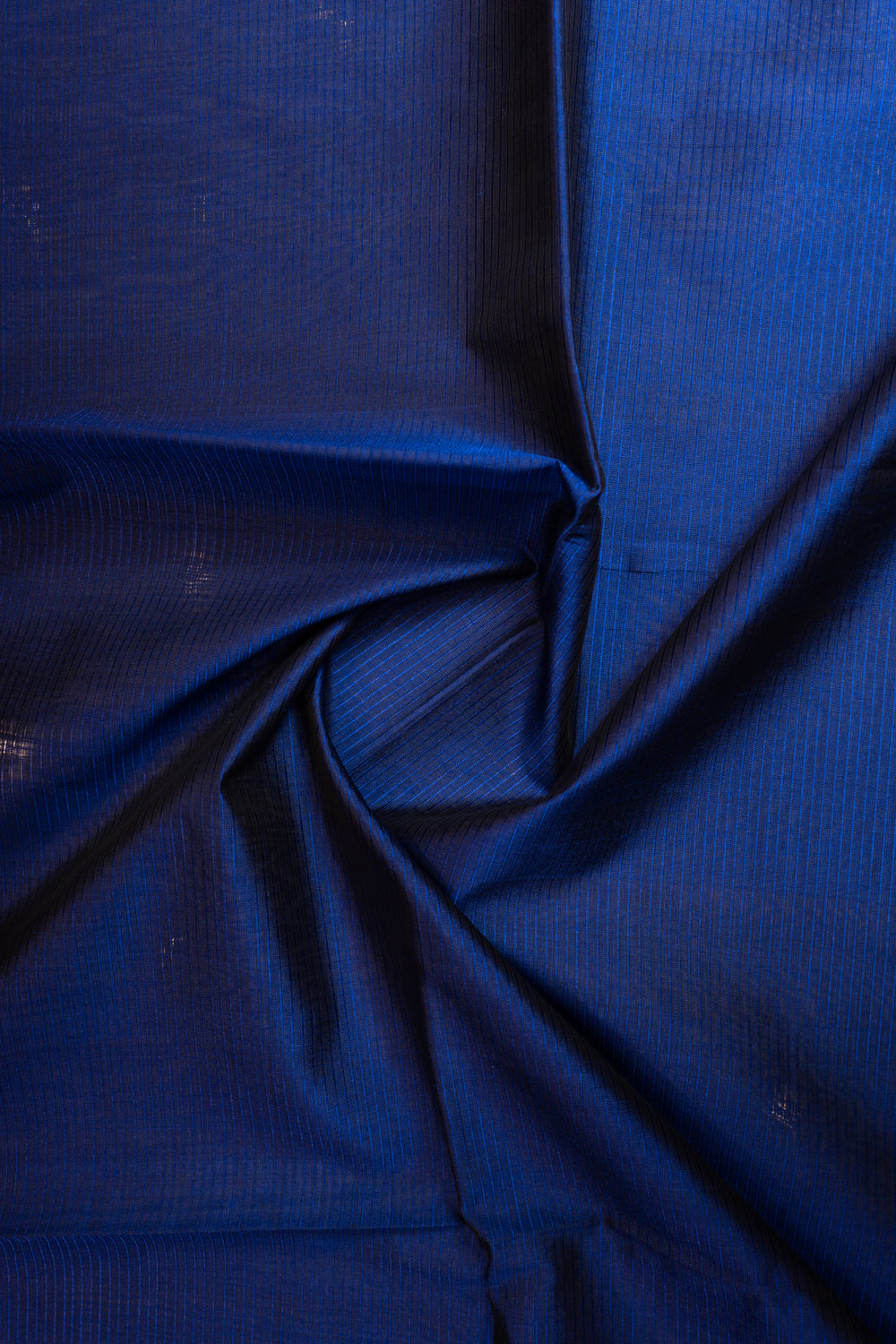 MS blue checks pure silk cotton saree