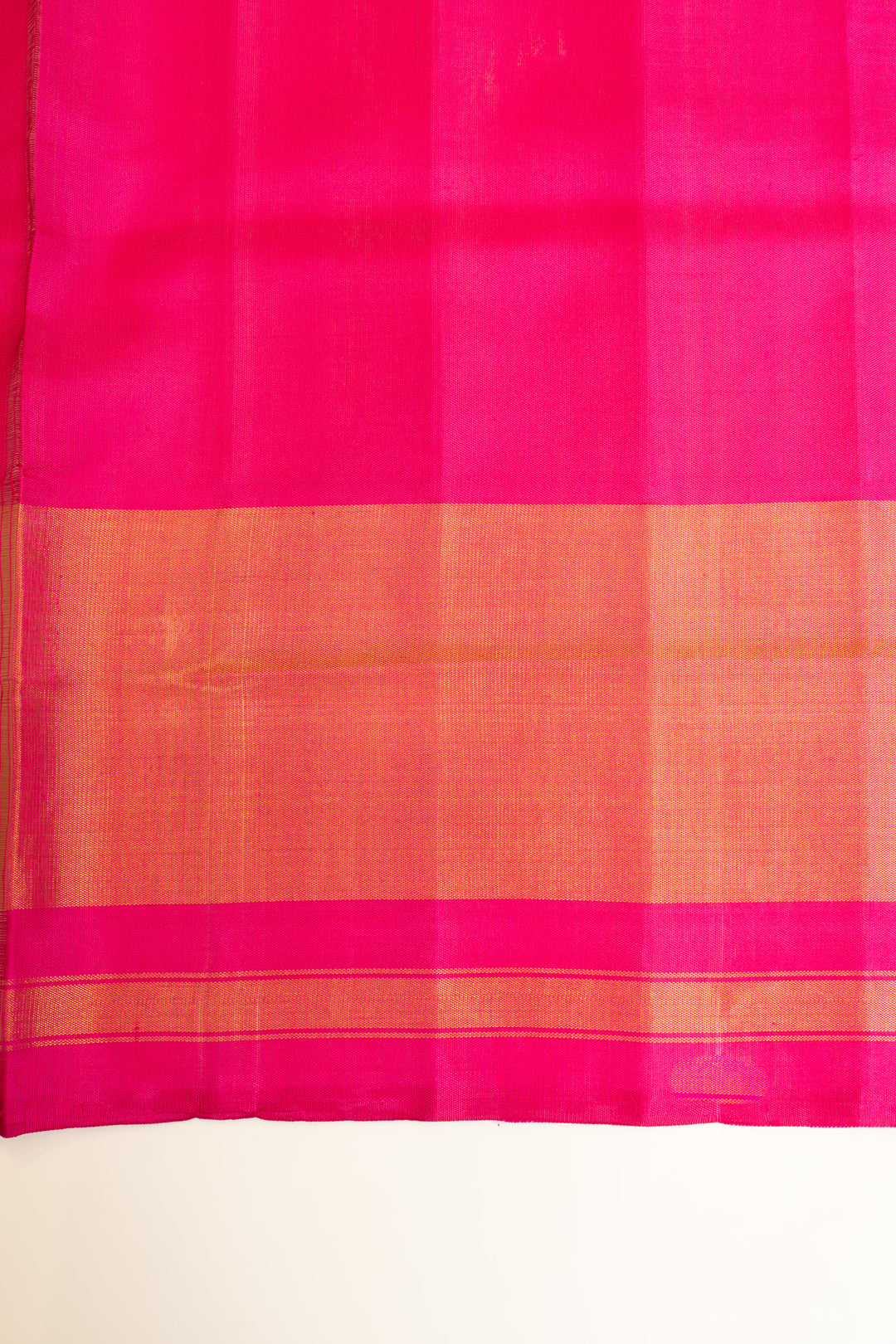 Off white and pink pure Patola ikat silk saree