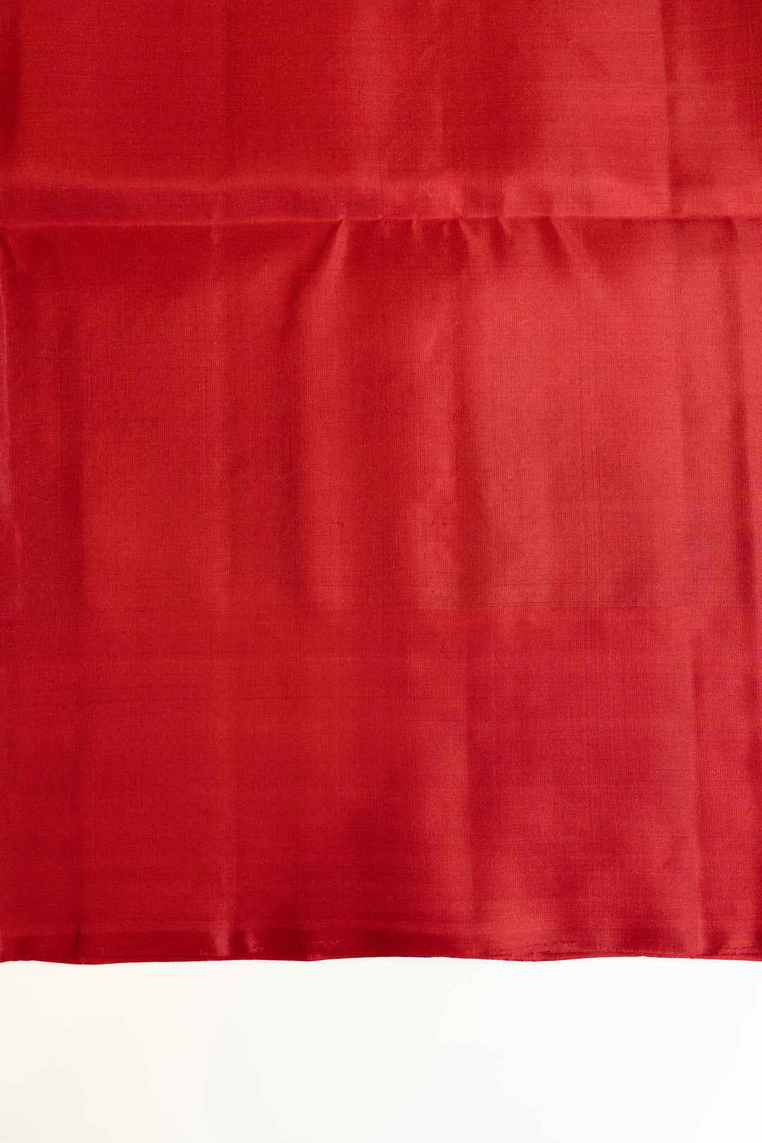 Emerald green and red pure soft silk saree