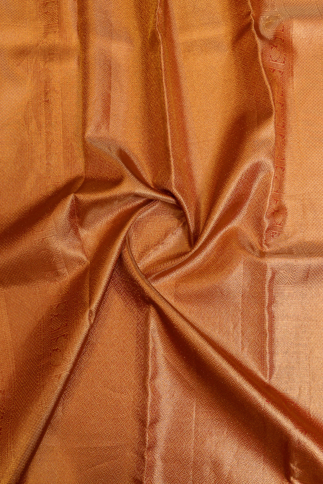 Red brocade pure Kanchipuram silk saree