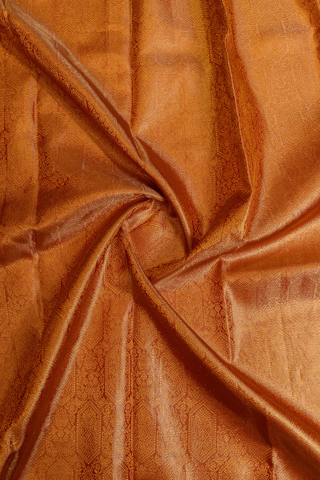 Red brocade pure Kanchipuram silk saree