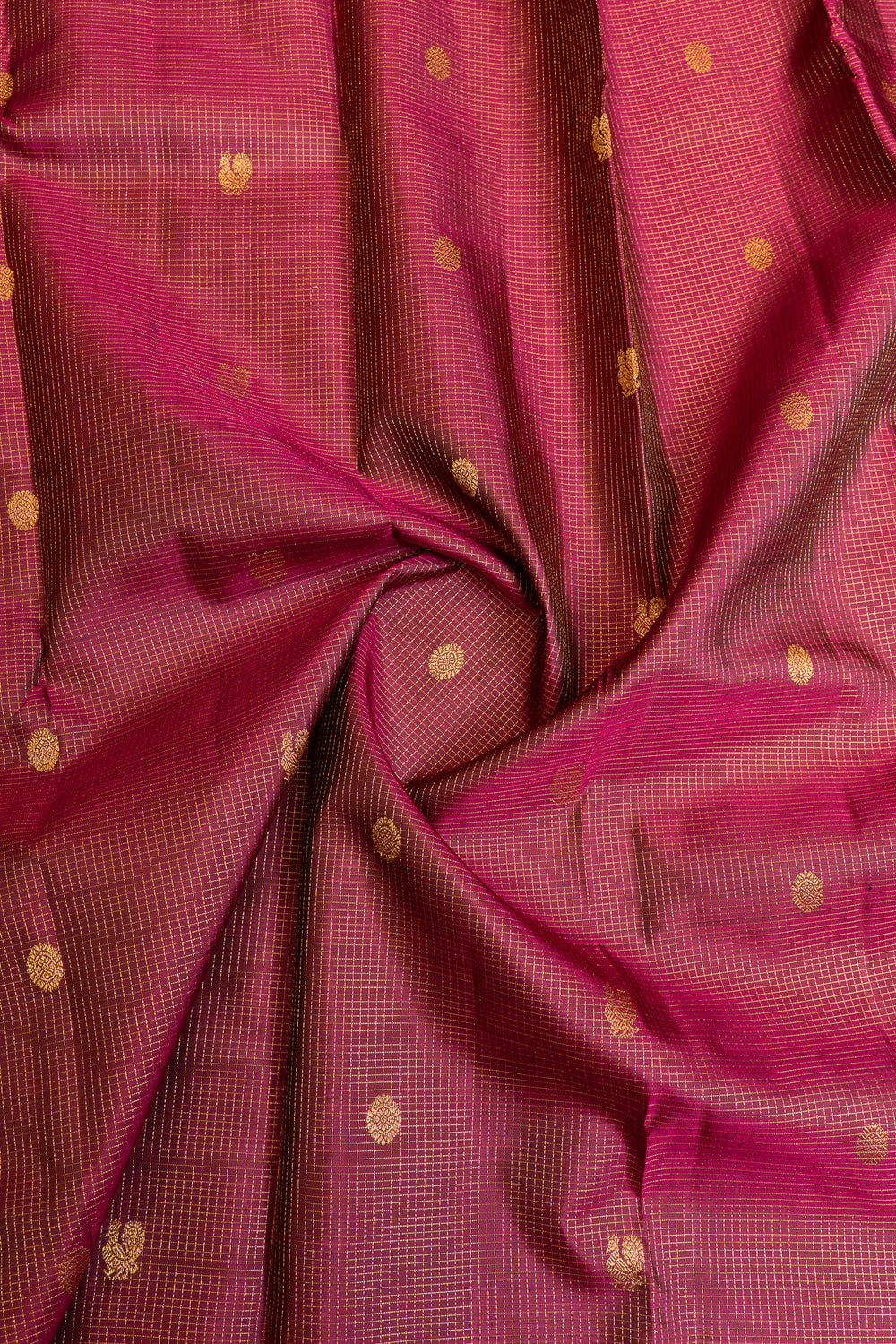 Jamun and brown vairaoosi pure Kanchipuram silk  saree
