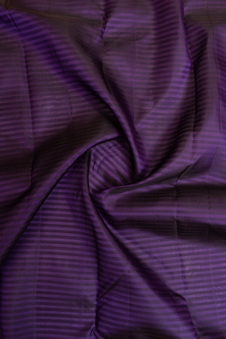Violet  traditional pure Kanchipuram silk saree