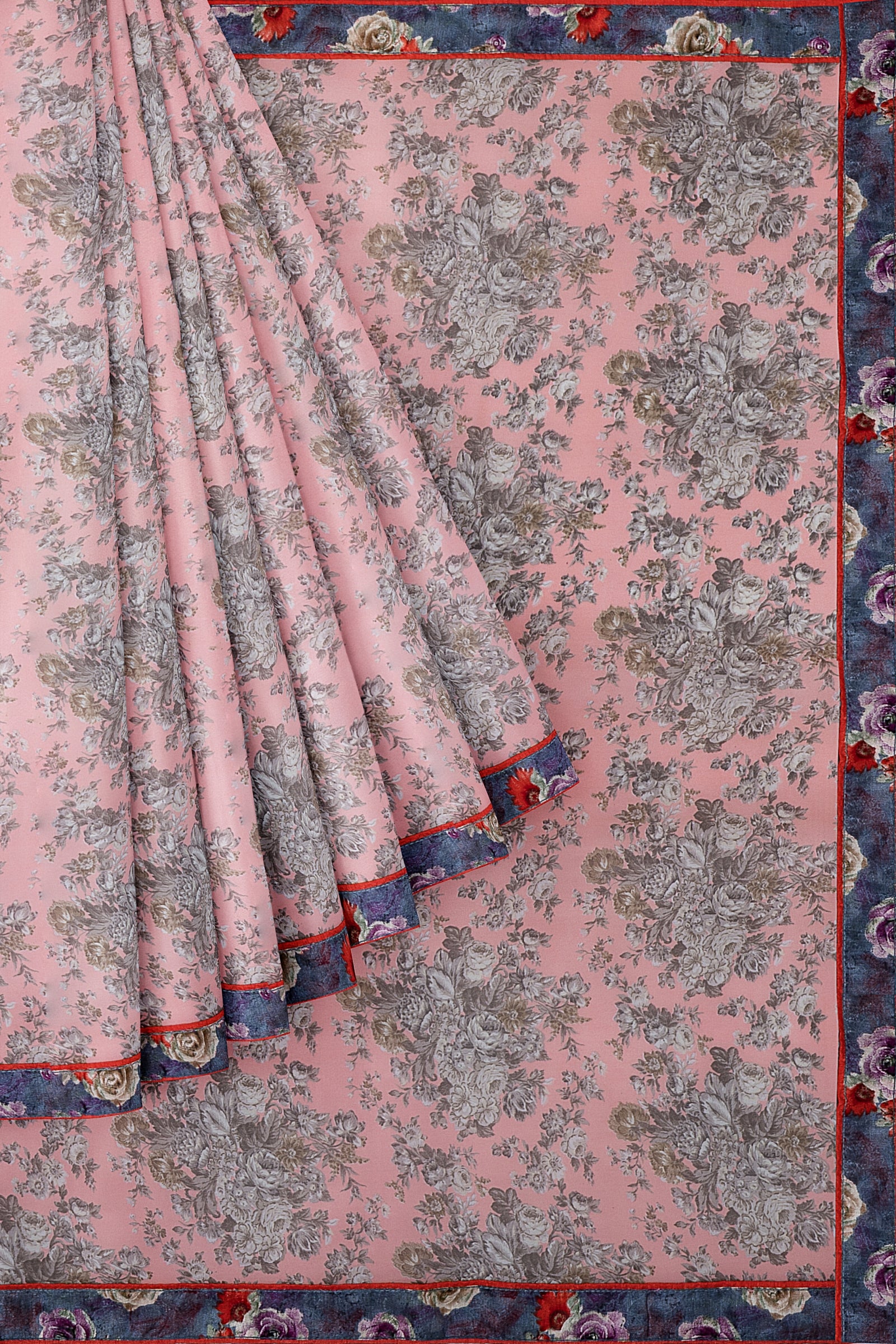 Clio Floral Saree main image 1