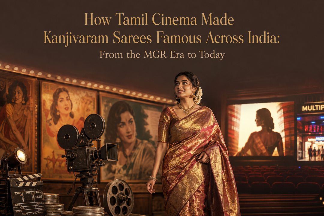 How Tamil Cinema Made Kanjivaram Sarees Famous Across India: From the MGR Era to Today