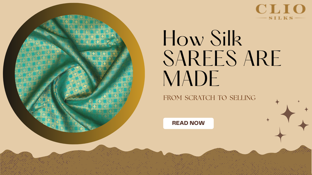 how silk saree are made