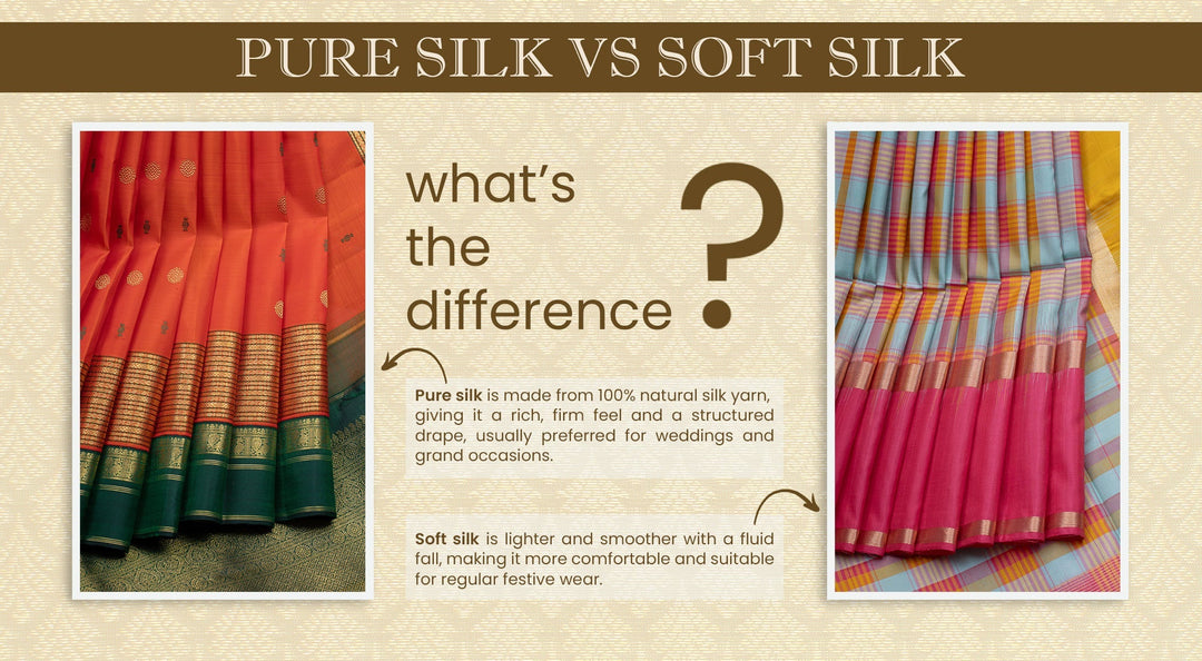 pure silk vs soft silk 
