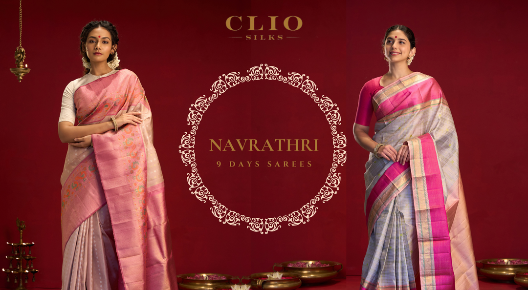 Navaratri 2024: Celebrate the 9 Days of Colors with Exquisite Kanchipuram Silk Sarees