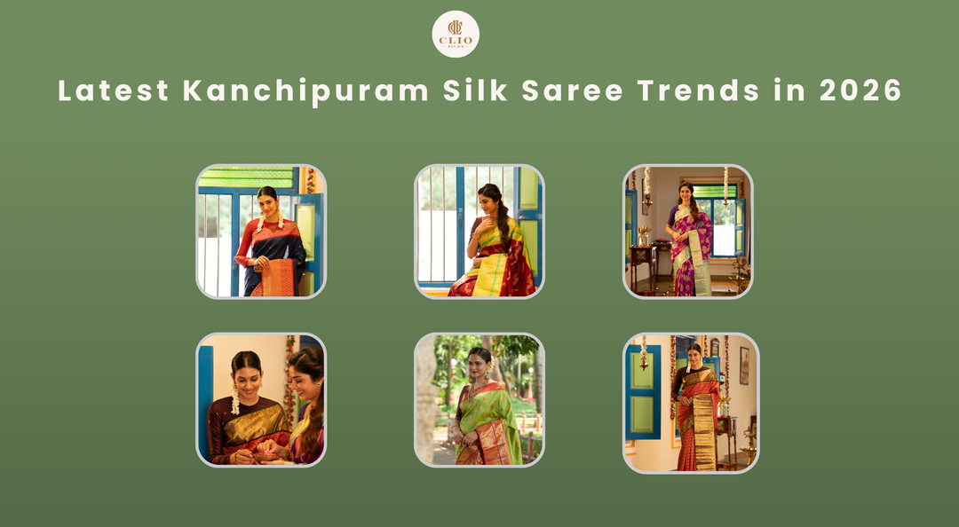 Latest Kanchipuram silk saree trends in 2026