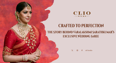 Crafted To Perfection: The Journey of Actress Varalaxmi’s Exclusive Wedding Saree