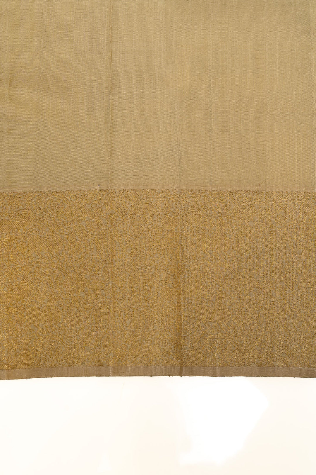 Regal Blue and Ivory pure Kanchipuram Silk Saree