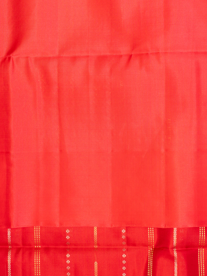 Red Ornate Zari Stripes Pure Soft Silk Saree