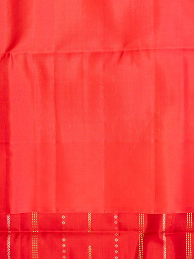 Red Ornate Zari Stripes Pure Soft Silk Saree