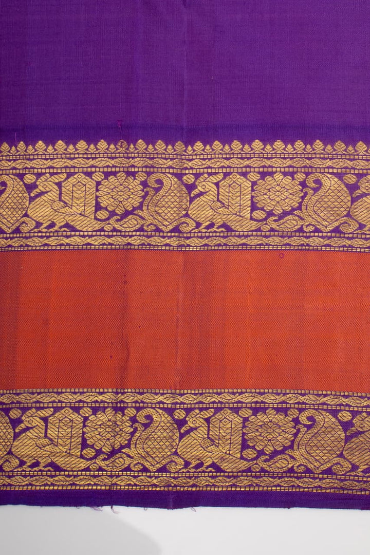 Beige Traditional Pure Kanchipuram Silk Saree