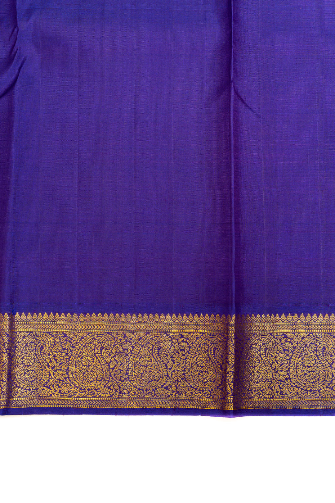 Sampanga green and blue pure Kanchipuram silk saree