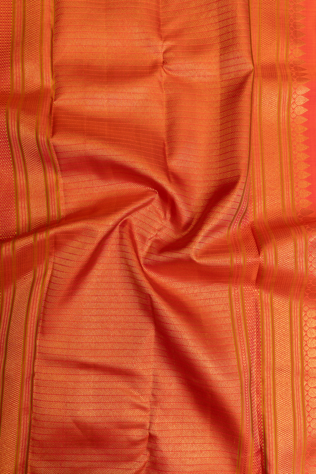 Light pink multi checks pure Kanchipuram silk saree