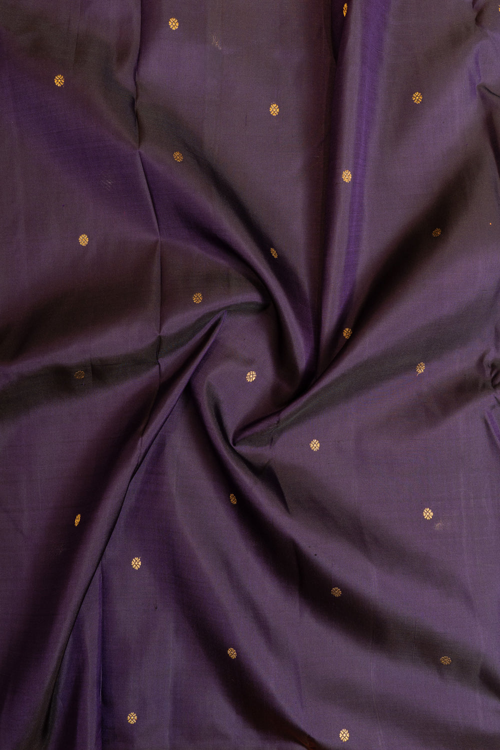 Violet and peach Varisaipettu pure Kanchipuram silk saree