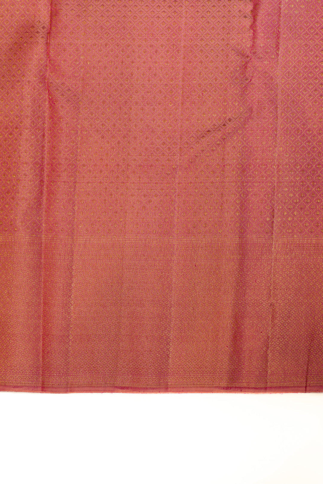Pink paisley vanasingaram pure brocade Kanchipuram silk saree