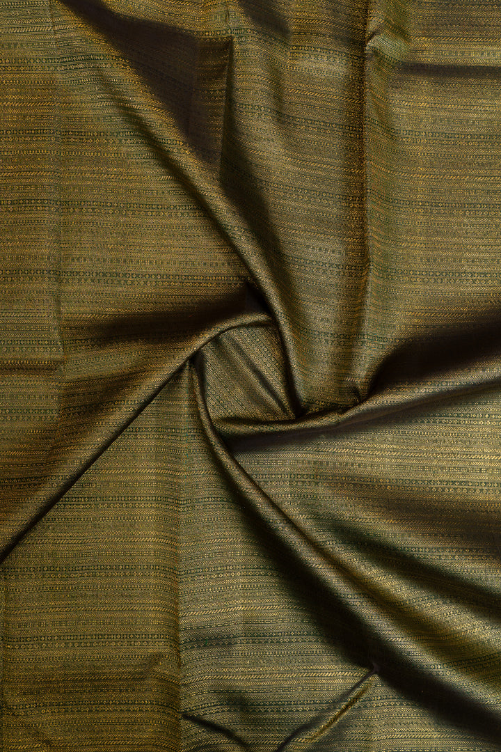 Maroon 8 Kol turning border pure Kanchipuram silk saree