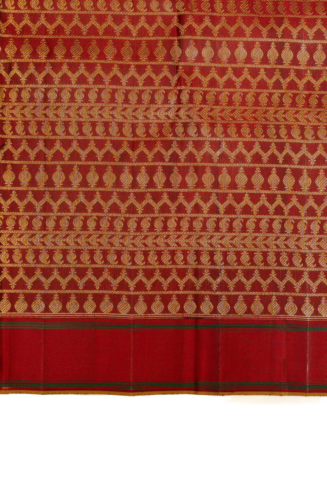 Black brocade pure Kanchipuram silk saree