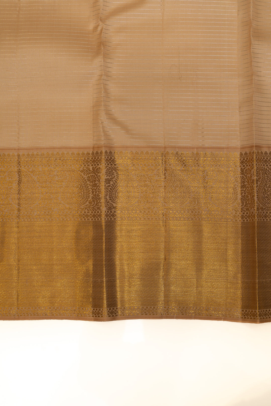 Green Kora Kanchipuram zari checks  pure silk saree