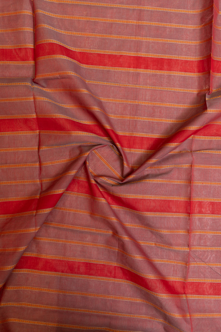 Mustard threadwork pure handloom cotton  saree