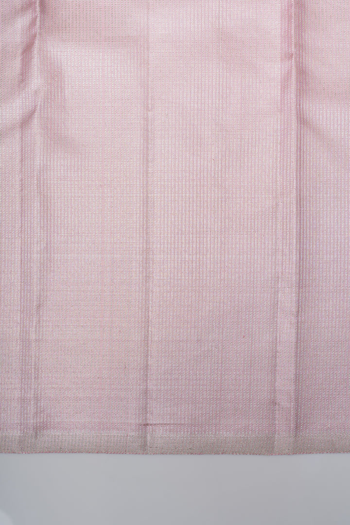 Pastel pink and lilac concept 8 Kol Kanchipuram silk saree