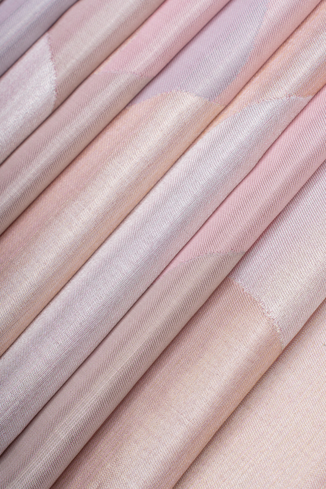 Pastel pink and lilac concept 8 Kol Kanchipuram silk saree