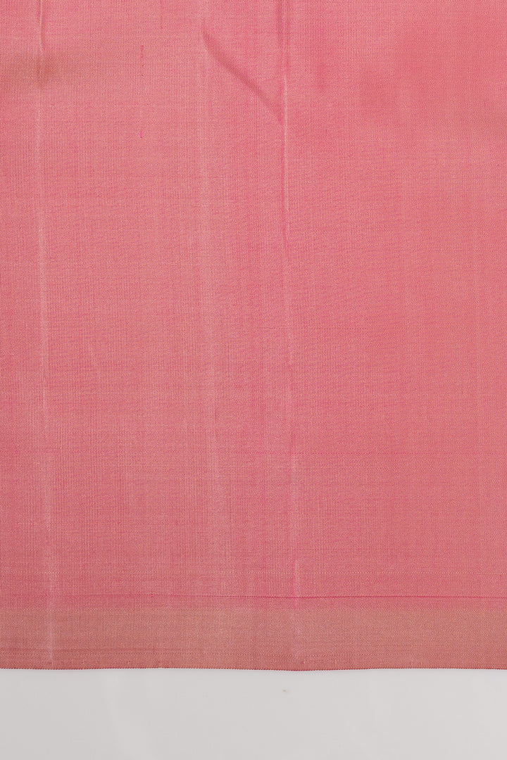 Pink Jamdani traditional pure soft silk saree