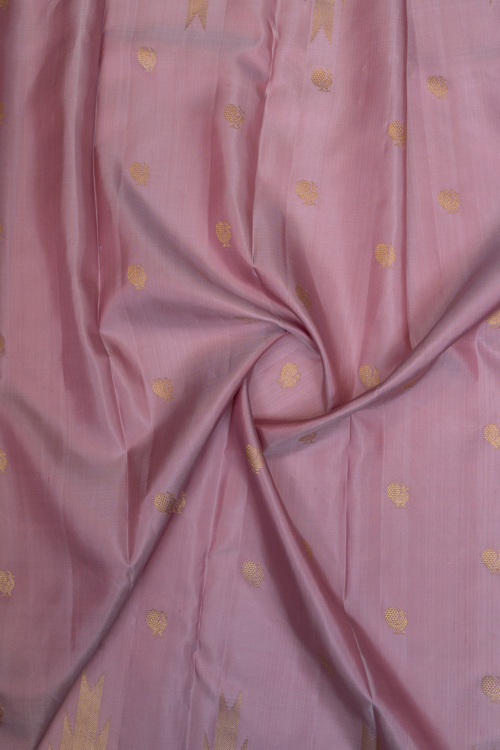 Mauve Purple temple border pure kanchipuram Silk saree