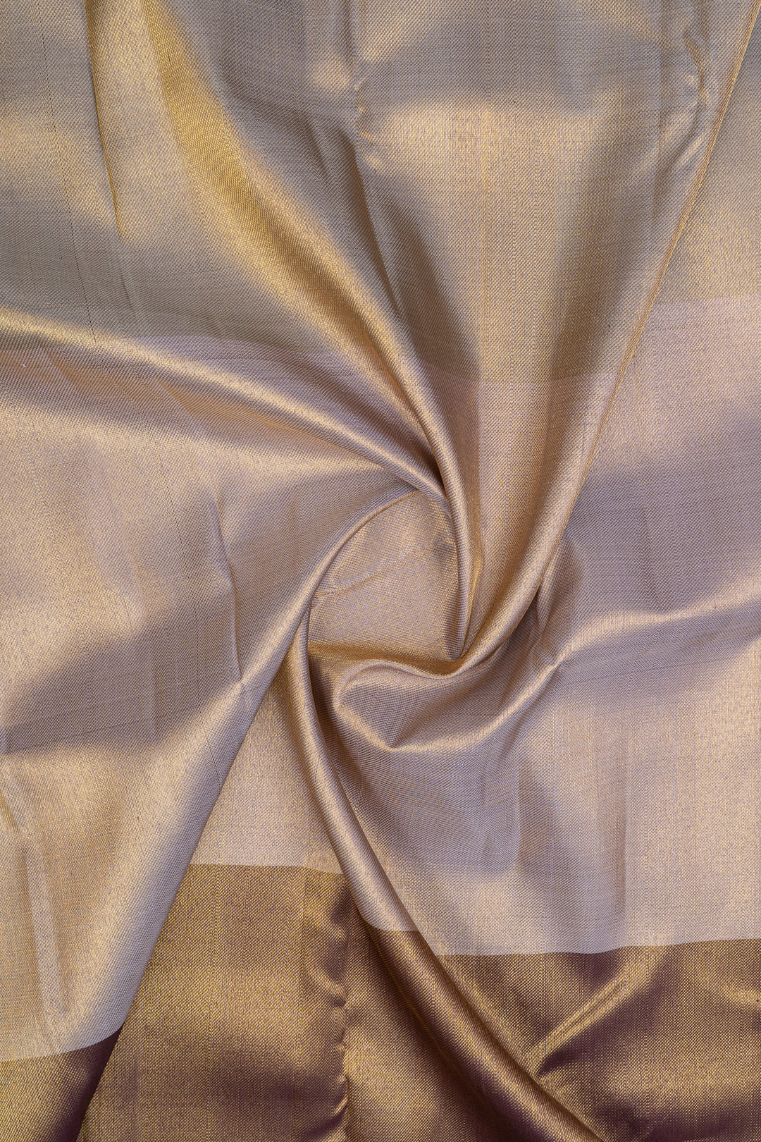 Khaki gold Mupagam pure  8 Kol pure kanchipuram silk saree
