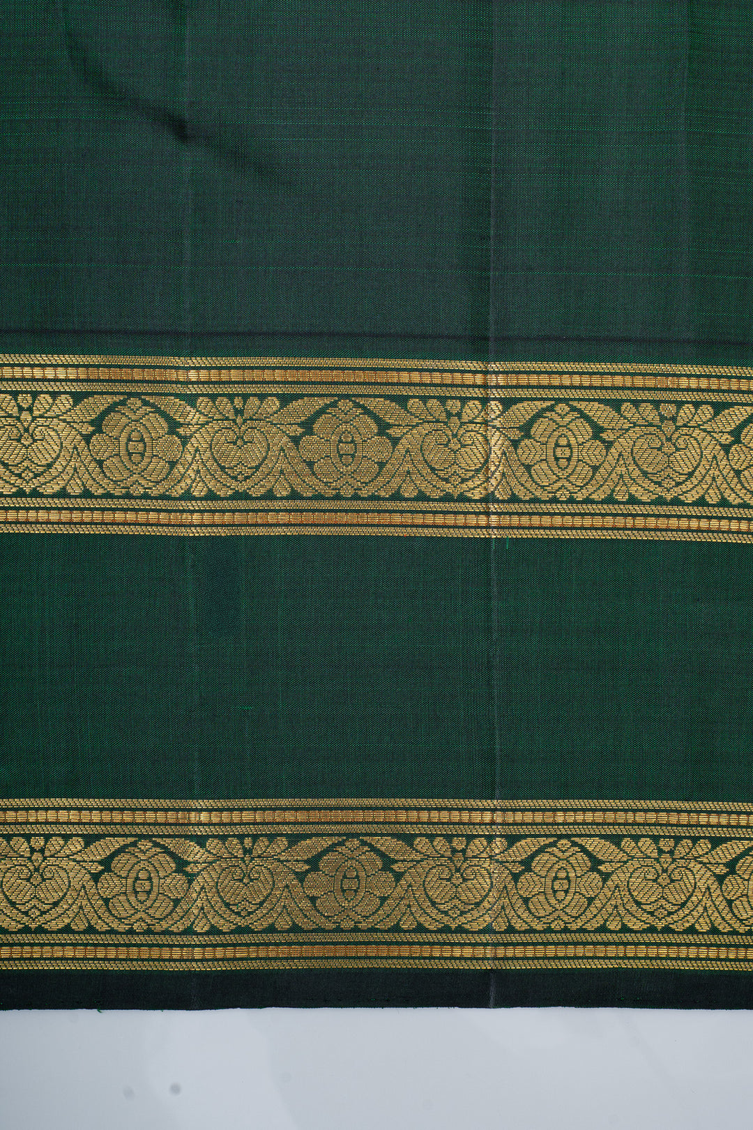 Golden yellow and green iruthalaipakshi vintage checks pure kanchipuram silk saree