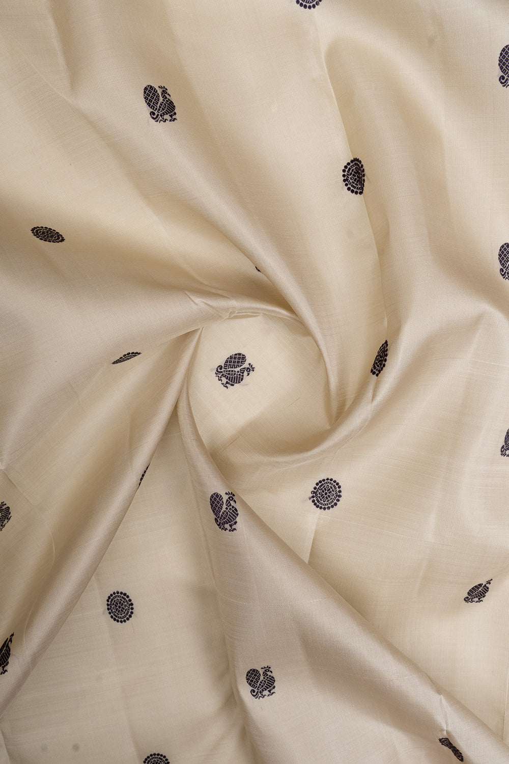 Cream and pink Traditional  pure kanchipuram silk saree