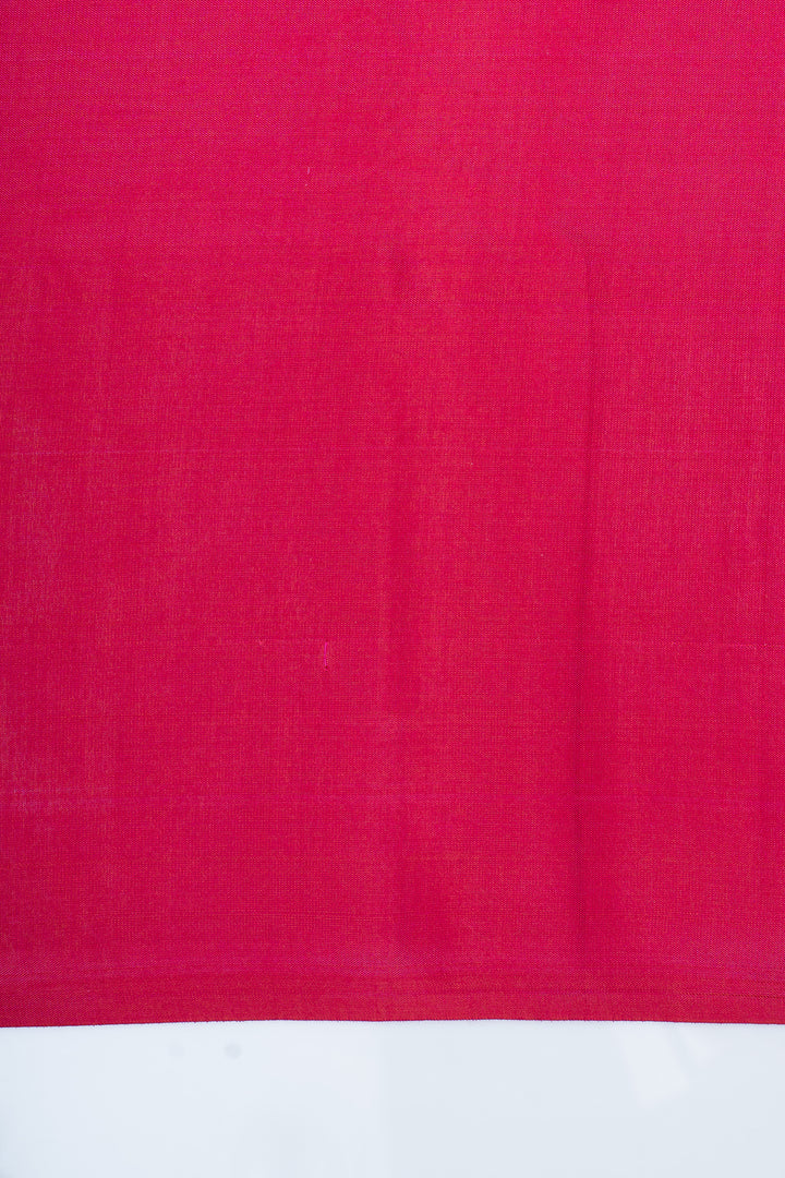 Pink threadwork pure soft silk saree