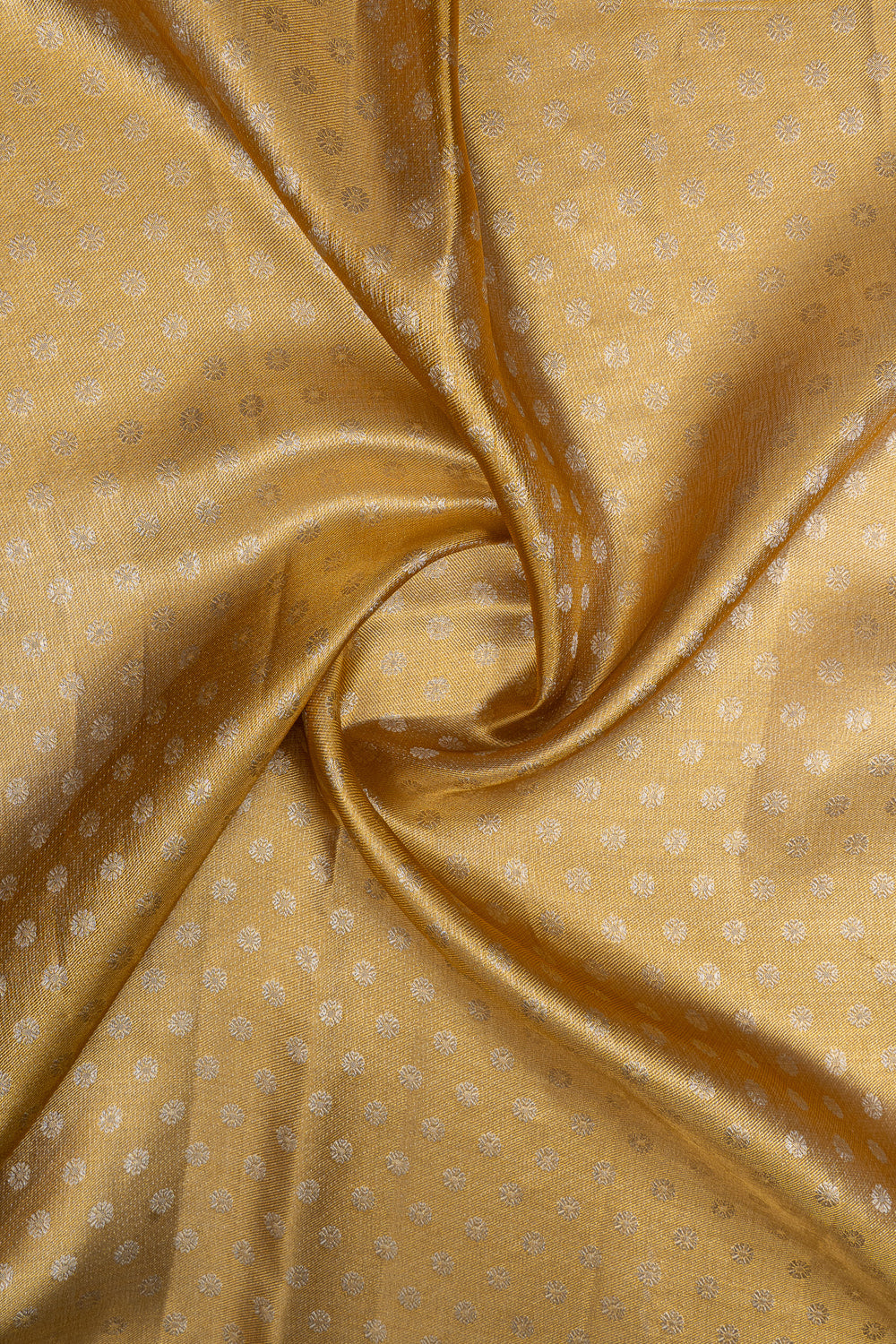 Gold tissue brocade pure kanchipuram silk saree