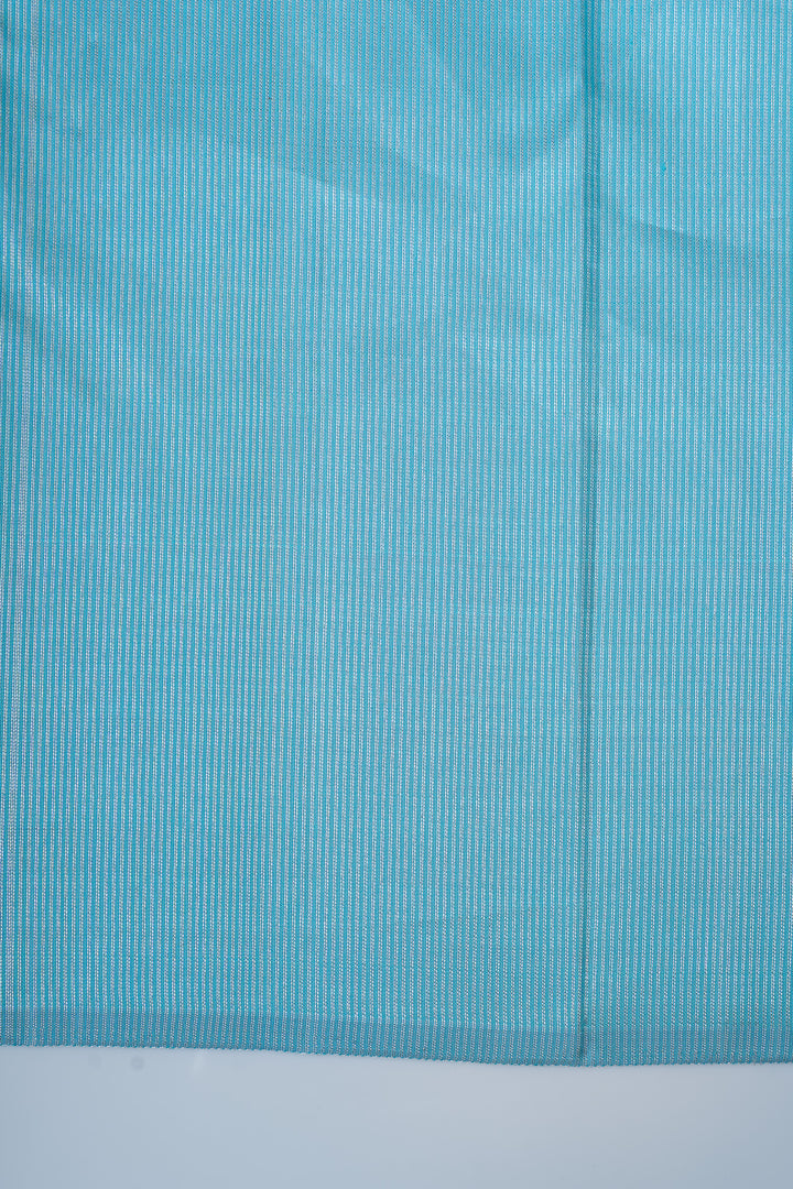 Pastel blue 8 Kol Pure Kanchipuram silk saree