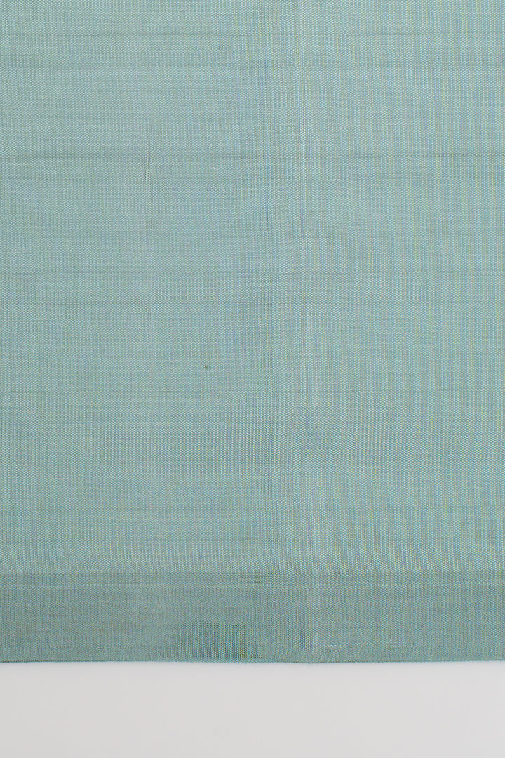 Pastel blue Jamdani  pure soft silk saree
